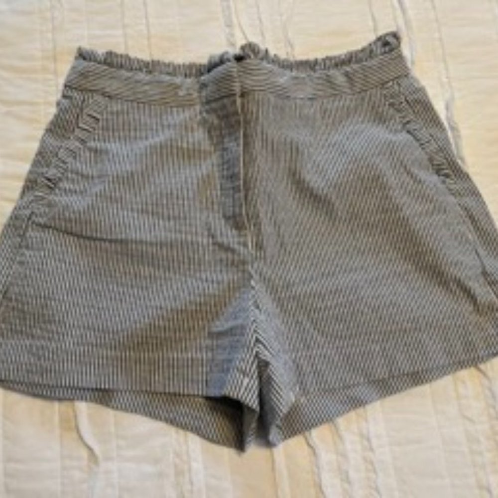 J. Crew Blue & White Striped Shorts - Size 4